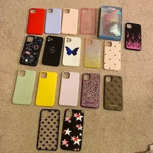 18 Bundle of new & unused iPhone 11 Pro Max cases!